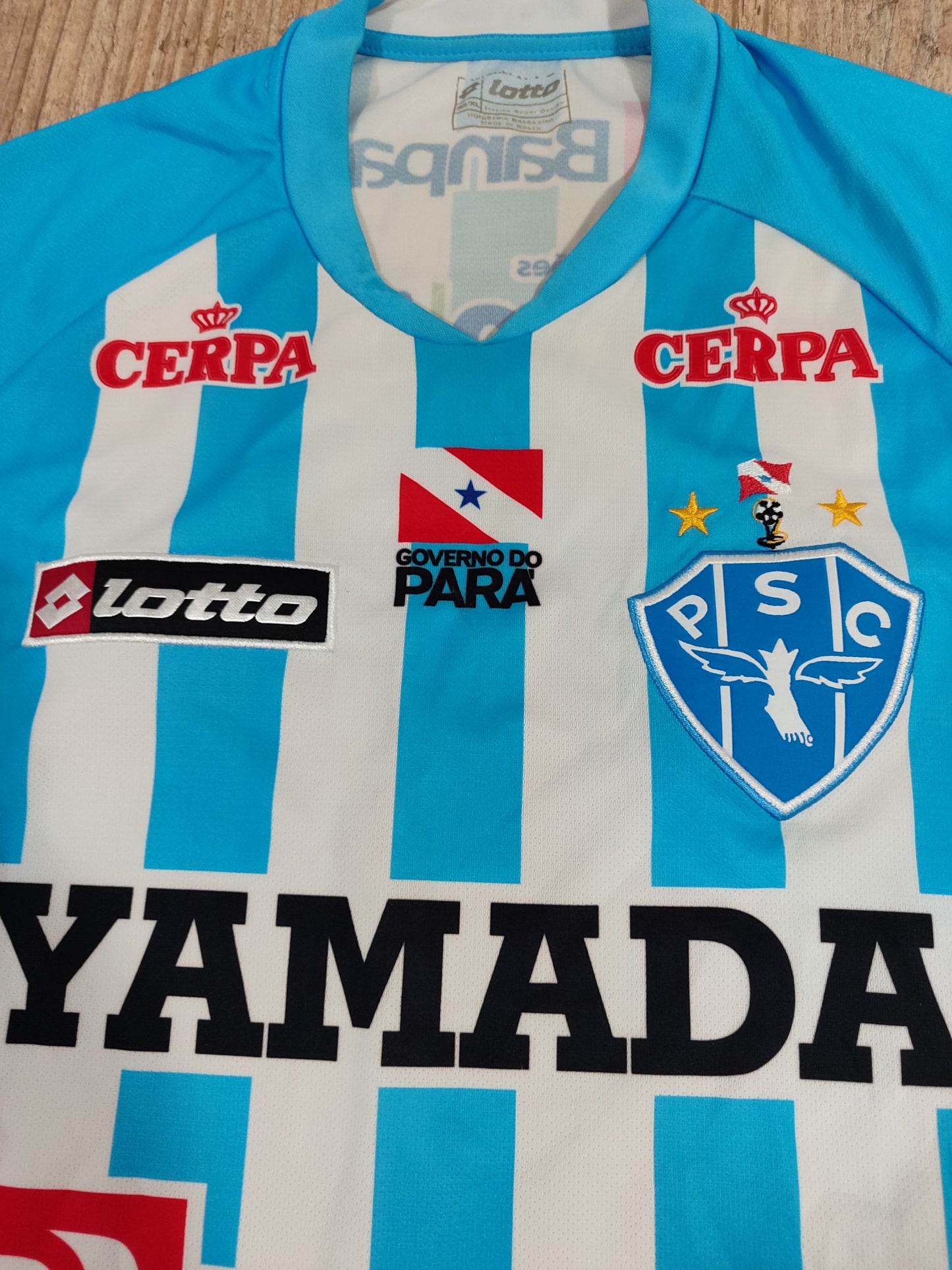 Rare and Beautiful Paysandu Shirt - Lotto - 2012 - Player
