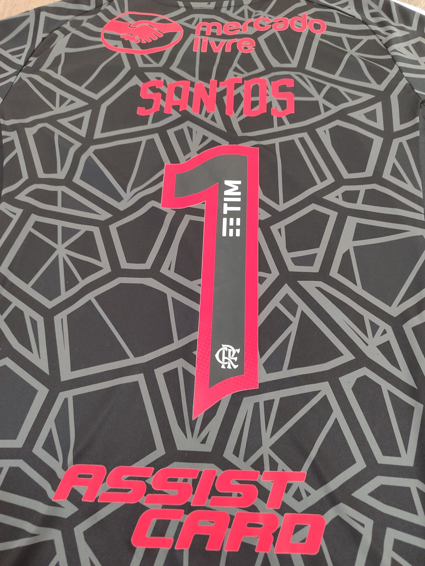 Beautiful Flamengo Shirt - Goalkeeper - #1 Santos - Game