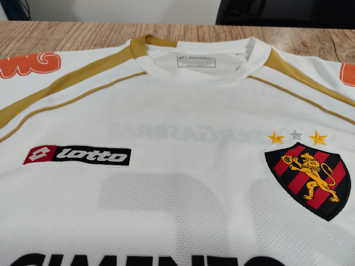 Very Rare Sport Recife Shirt - Lotto - Brazilian Championship Game