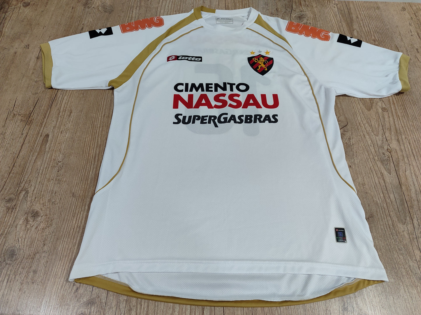 Very Rare Sport Recife Shirt - Lotto - Brazilian Championship Game
