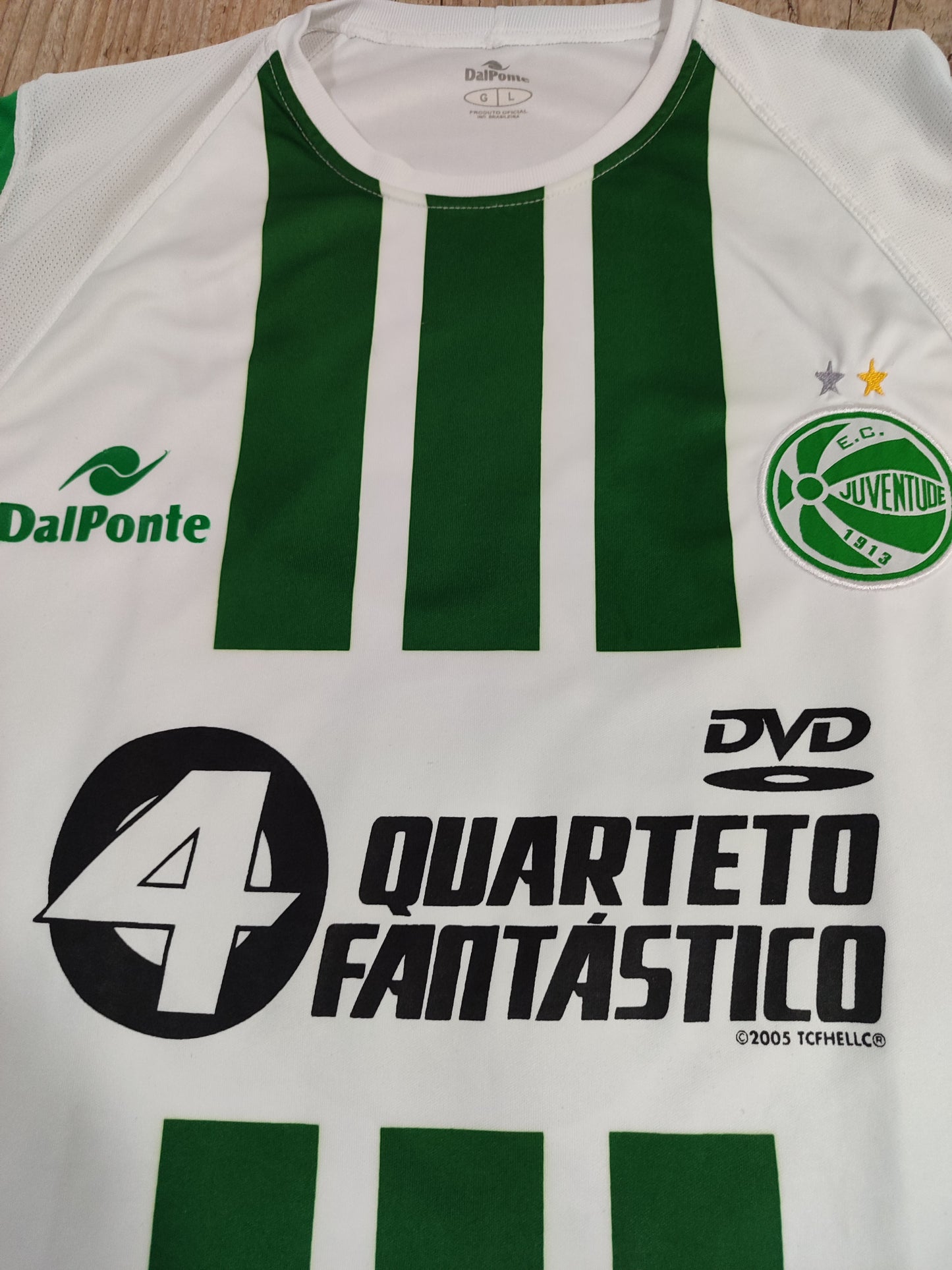 Raridade - Camisa De Jogo Juventude - Patrocínio Filmes - De Coleção! - Home - 2005 - #6 (Márcio Azevedo) (Quarteto Fantástico)