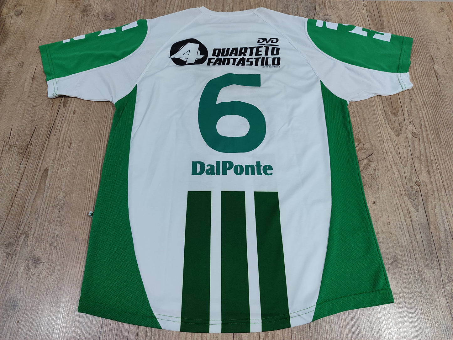 Raridade - Camisa De Jogo Juventude - Patrocínio Filmes - De Coleção! - Home - 2005 - #6 (Márcio Azevedo) (Quarteto Fantástico)