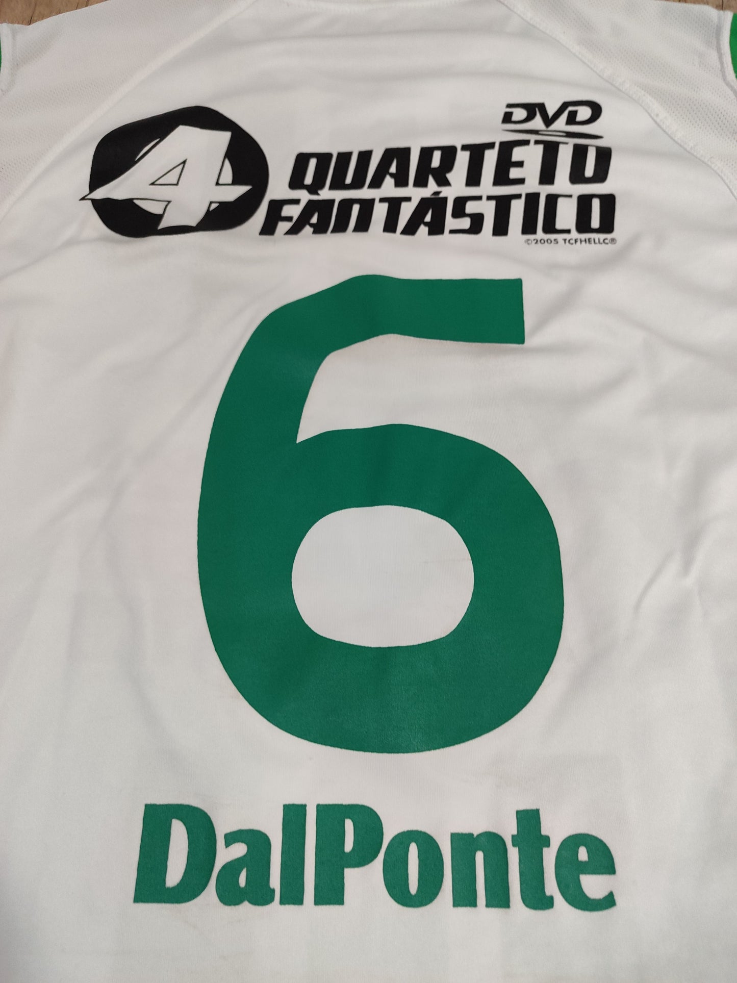 Raridade - Camisa De Jogo Juventude - Patrocínio Filmes - De Coleção! - Home - 2005 - #6 (Márcio Azevedo) (Quarteto Fantástico)