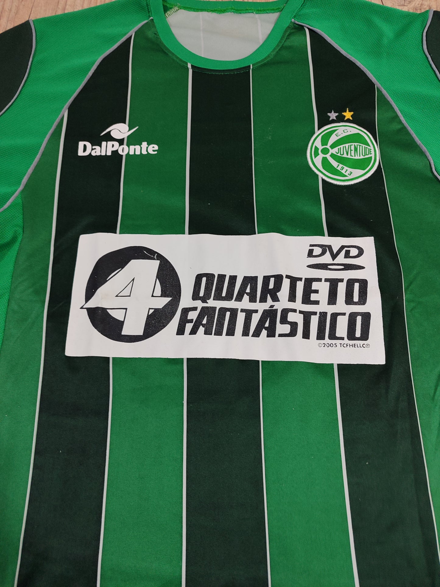 Raridade - Camisa De Jogo Juventude - Patrocínio Filmes - De Coleção! - Third - 2005 #5 (Lauro) (Quarteto Fantástico)
