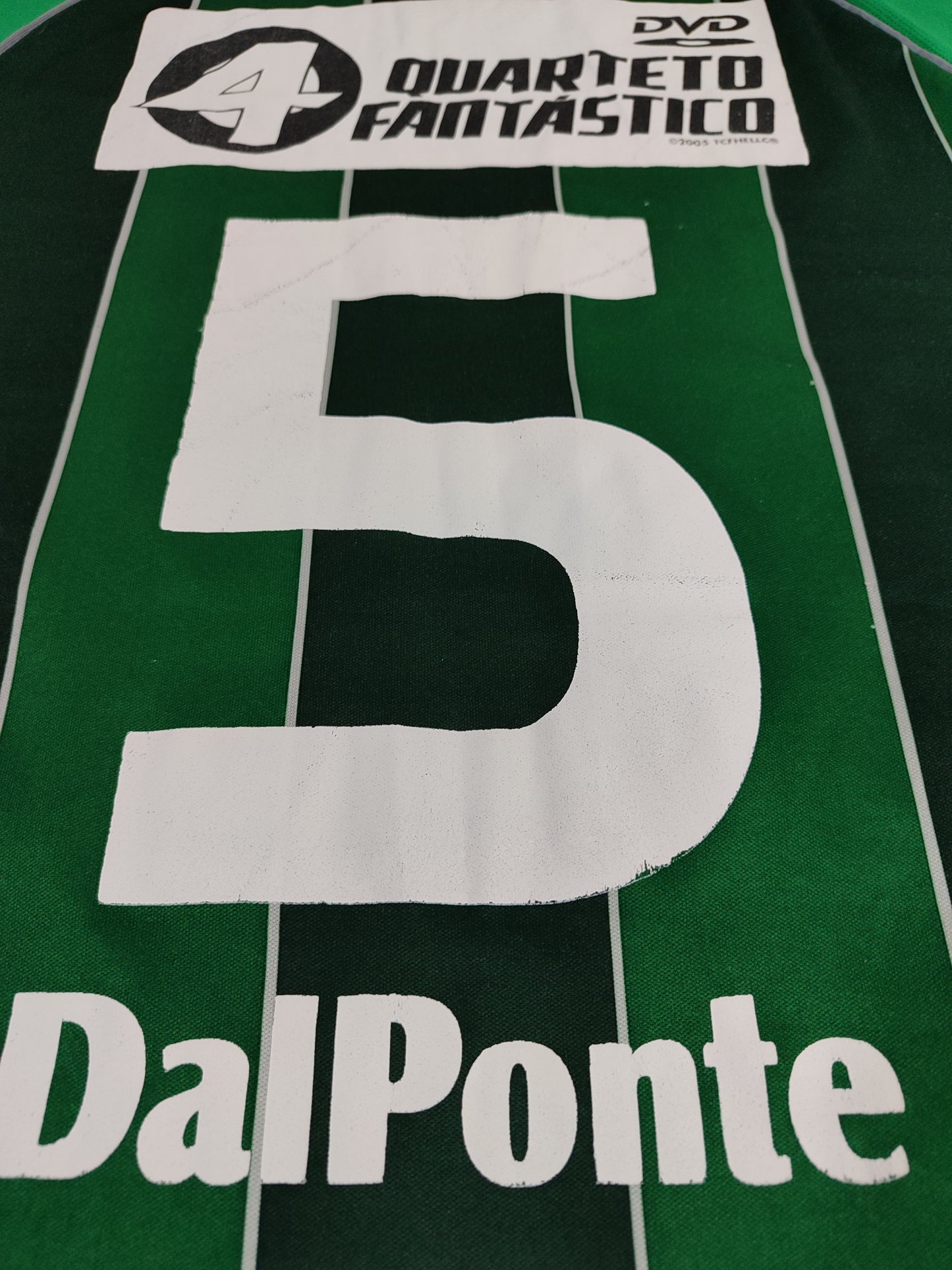 Raridade - Camisa De Jogo Juventude - Patrocínio Filmes - De Coleção! - Third - 2005 #5 (Lauro) (Quarteto Fantástico)