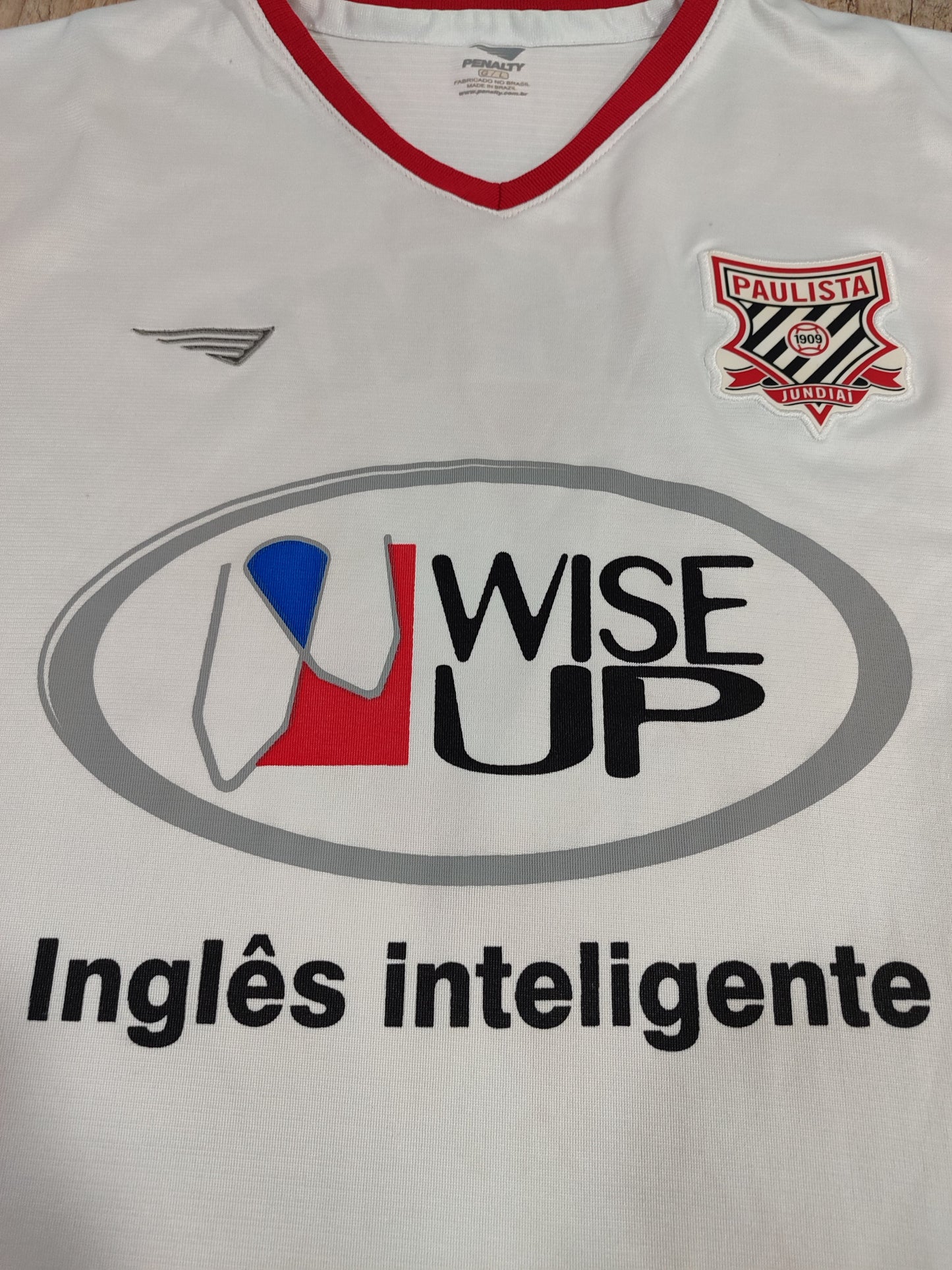 Raríssima Camisa Paulista De Jundiaí - Jogo - 2004 - Pintada