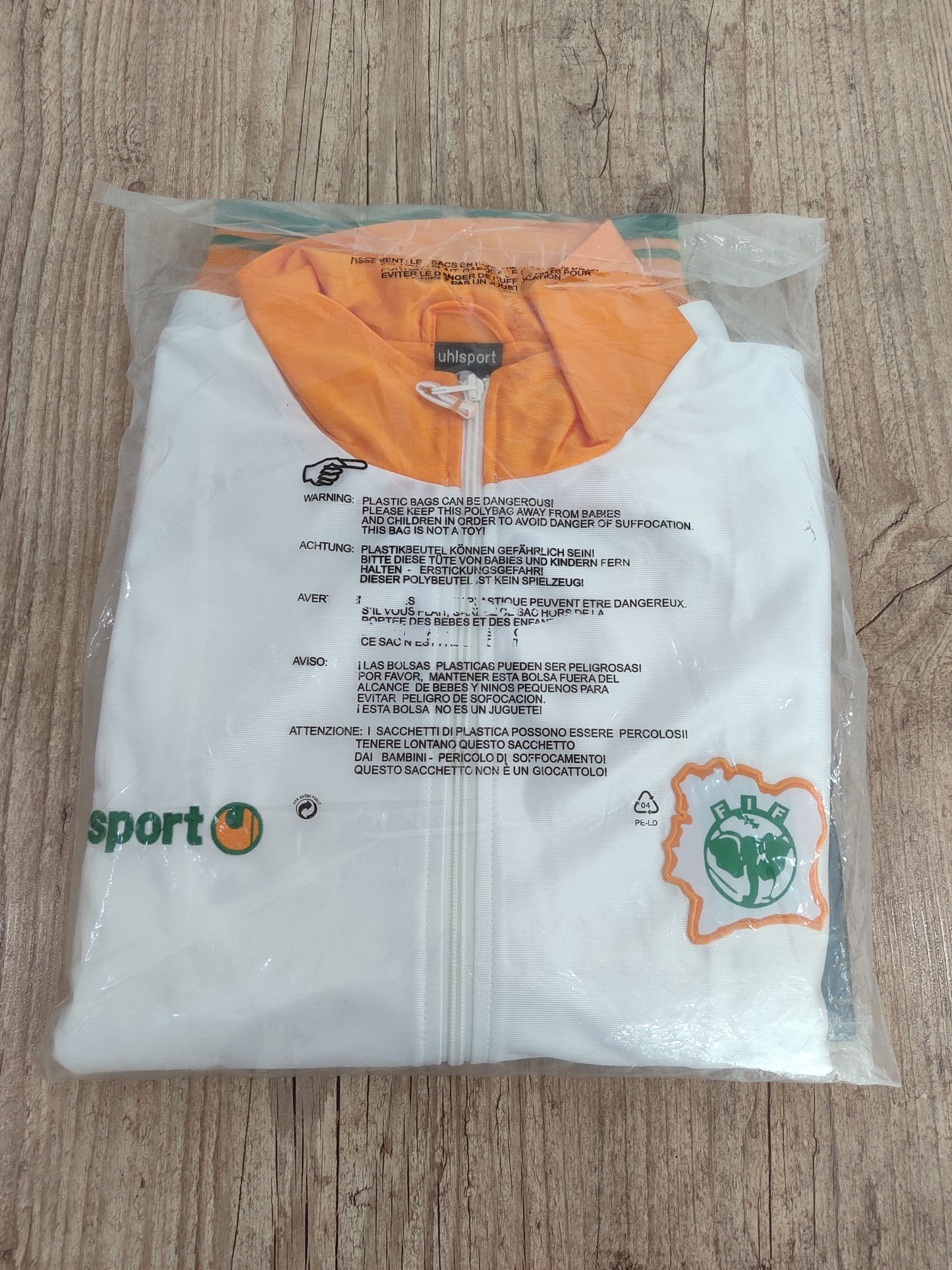 Raríssima - Jaqueta Costa Do Marfim - Uhlsport - Modelo Jogador - Nova