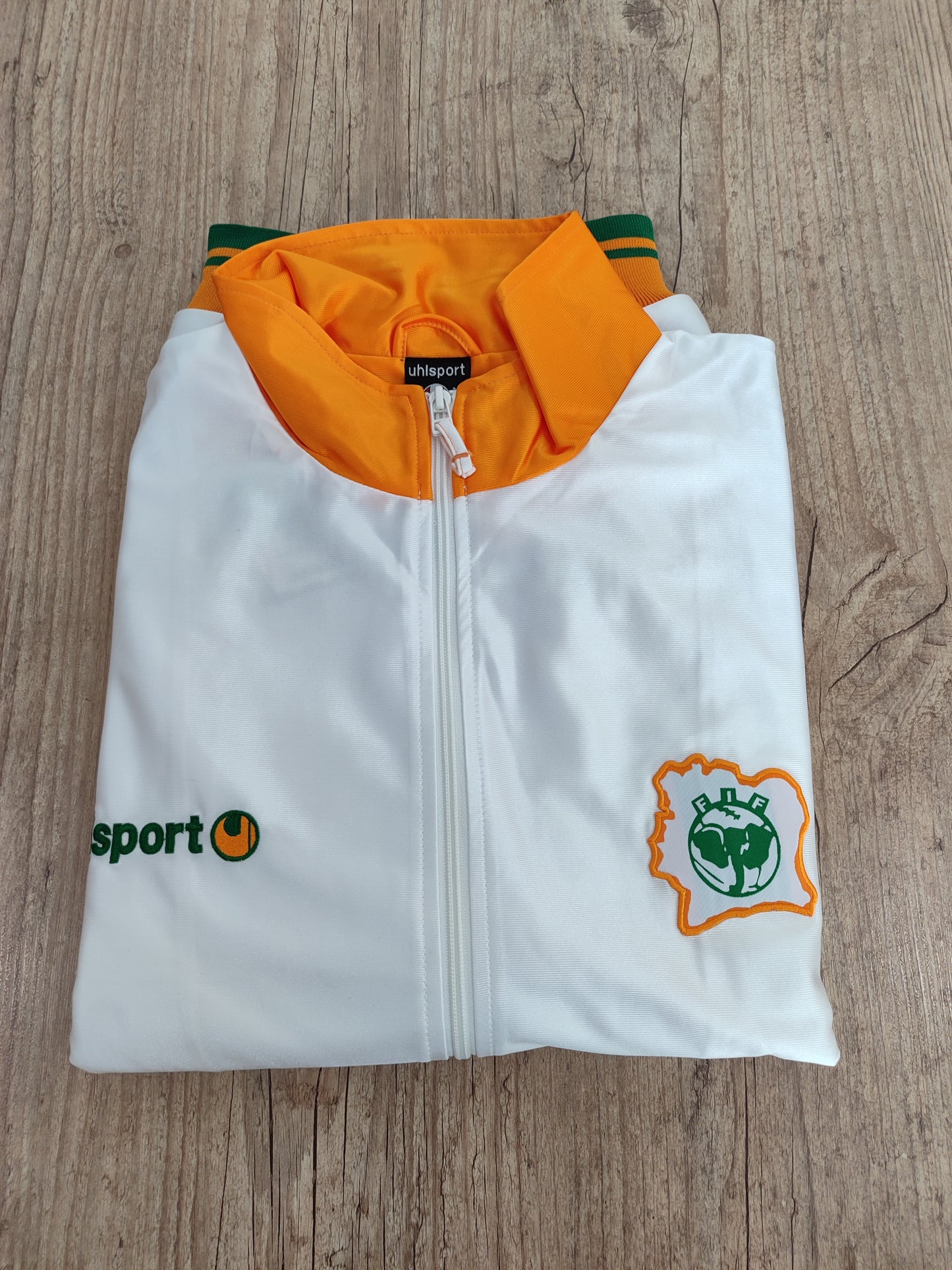 Raríssima - Jaqueta Costa Do Marfim - Uhlsport - Modelo Jogador - Nova