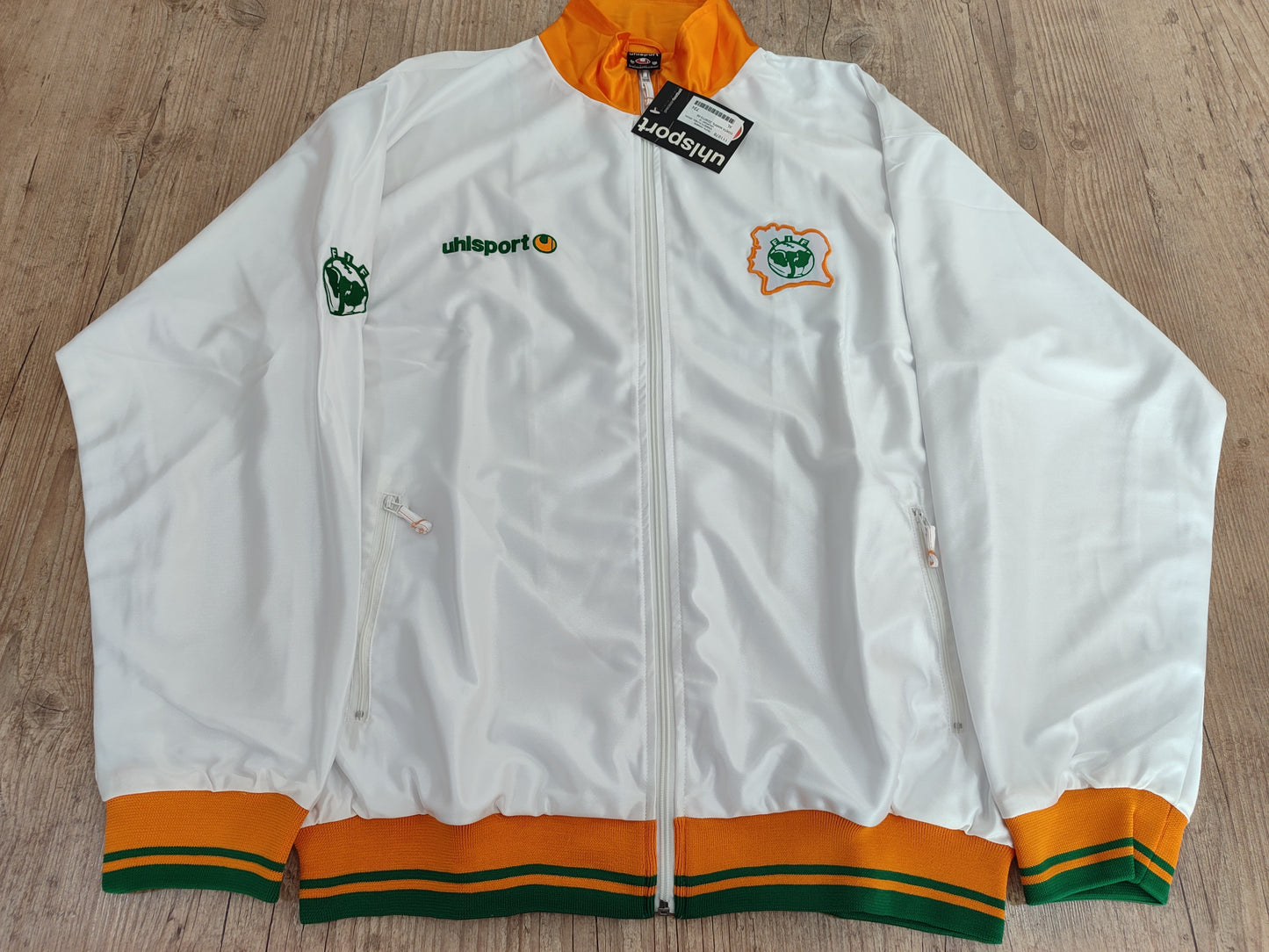 Raríssima - Jaqueta Costa Do Marfim - Uhlsport - Modelo Jogador - Nova