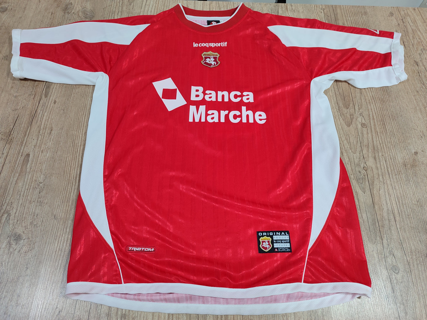 Linda E Rara Camisa Ancona - Itália Usada Em Jogo 2003/2004