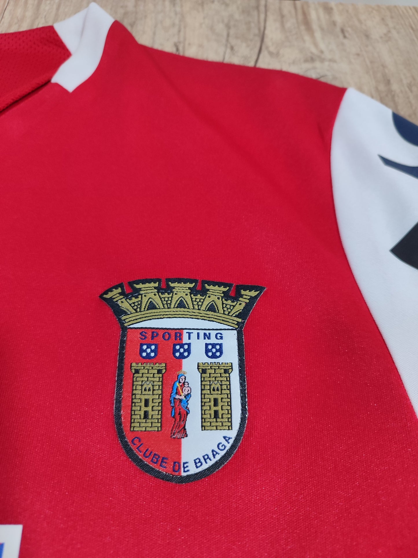 Belíssima Camisa Do Braga - Portugal - Usada Em Jogo!