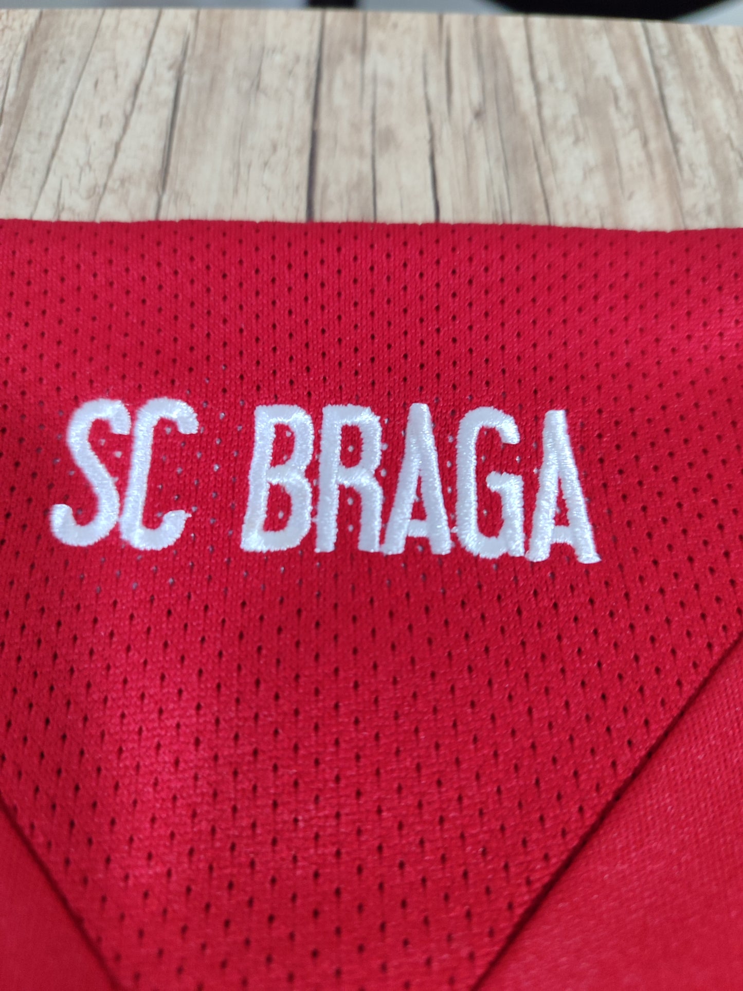 Belíssima Camisa Do Braga - Portugal - Usada Em Jogo!