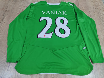 Rara Camisa de Goleiro do Slavia Praga - República Tcheca - Usada em Jogo - Europa League