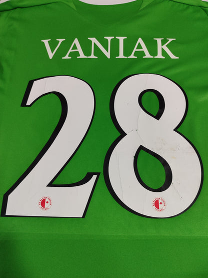 Rara Camisa de Goleiro do Slavia Praga - República Tcheca - Usada em Jogo - Europa League