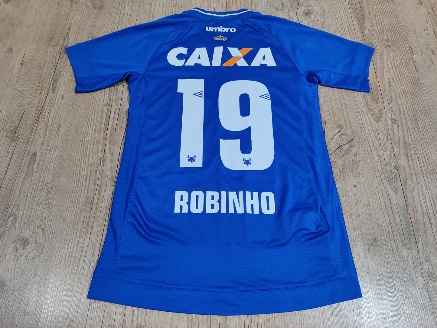 Rara Camisa Do Cruzeiro 2017/2018 - Robinho - Usada Em Jogo