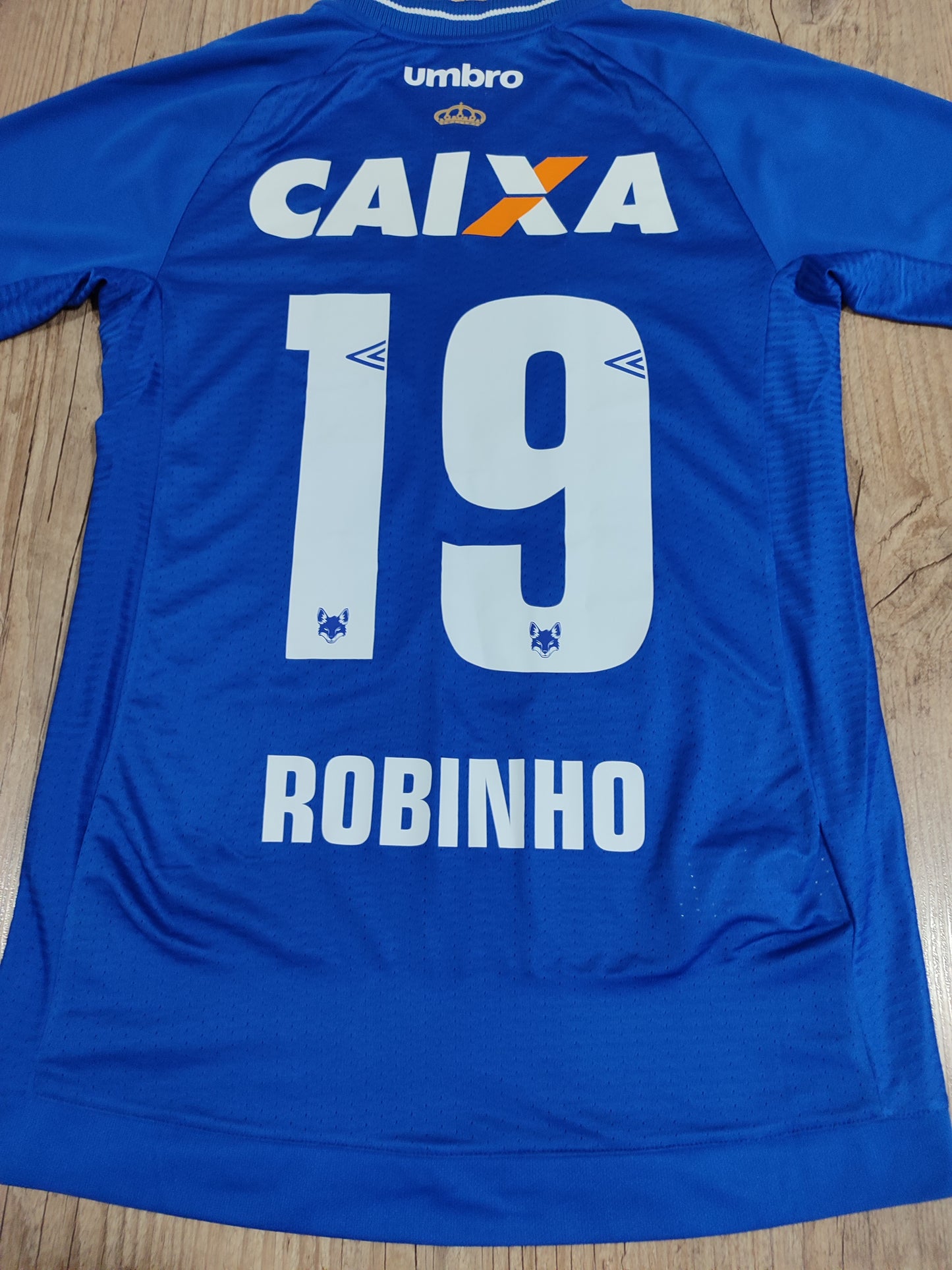 Rara Camisa Do Cruzeiro 2017/2018 - Robinho - Usada Em Jogo