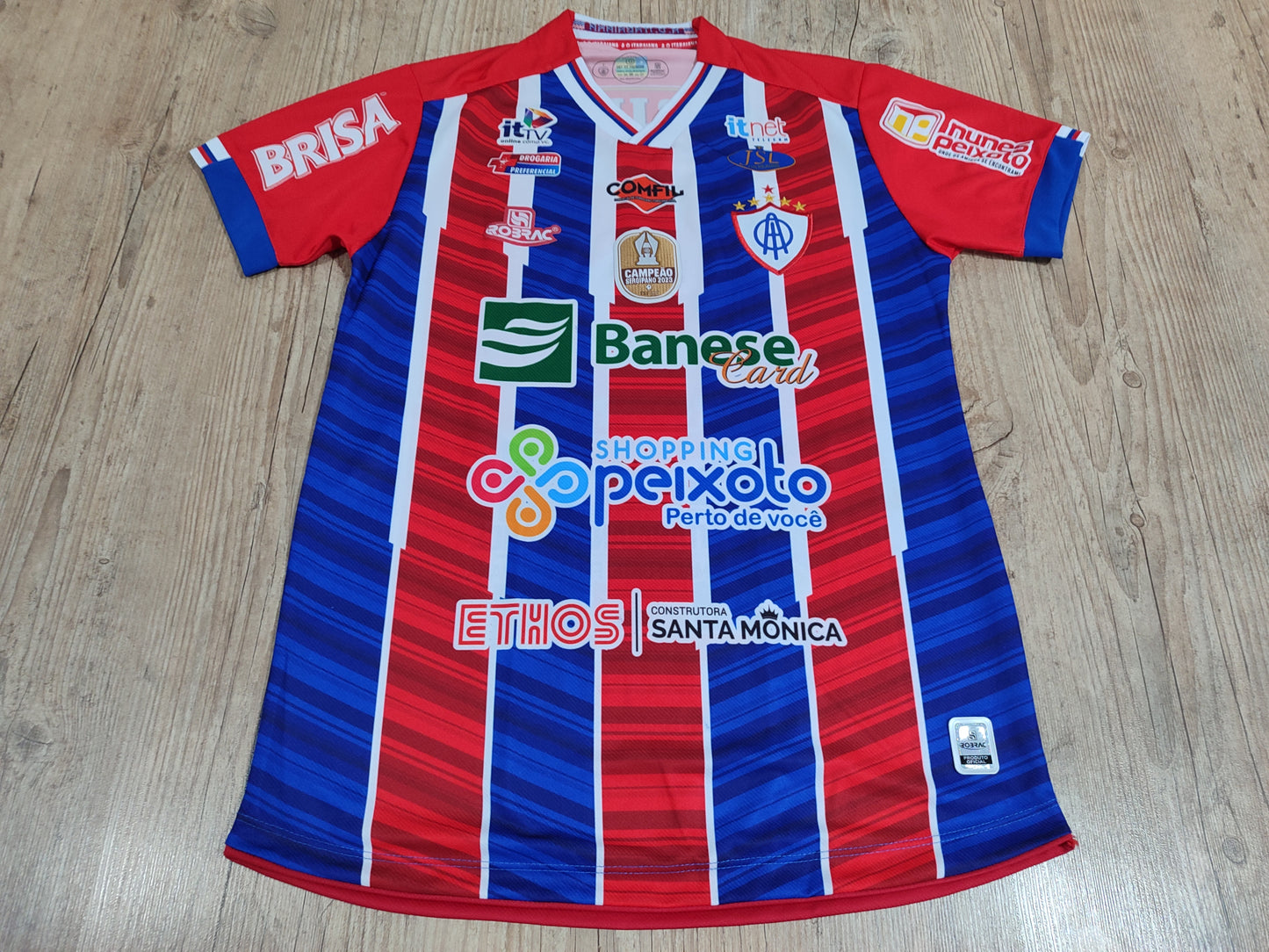 Linda Camisa Itabaiana - Usada em Jogo - Patch Campeão Sergipe