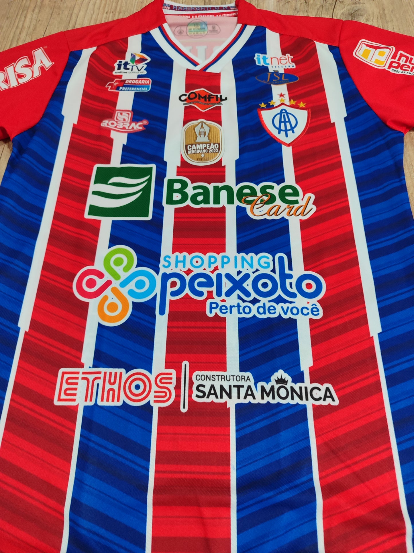 Linda Camisa Itabaiana - Usada em Jogo - Patch Campeão Sergipe