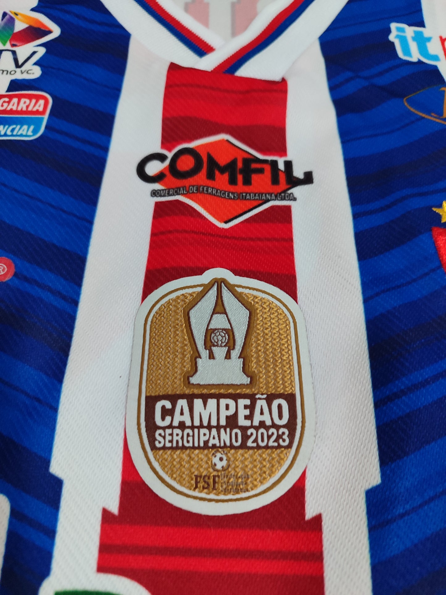 Linda Camisa Itabaiana - Usada em Jogo - Patch Campeão Sergipe