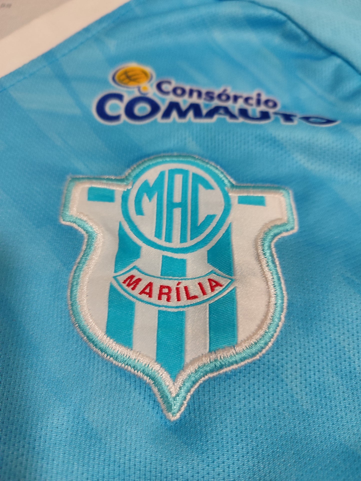 Linda Camisa do Marília - Futebol Paulista - Usada em Jogo - MAC