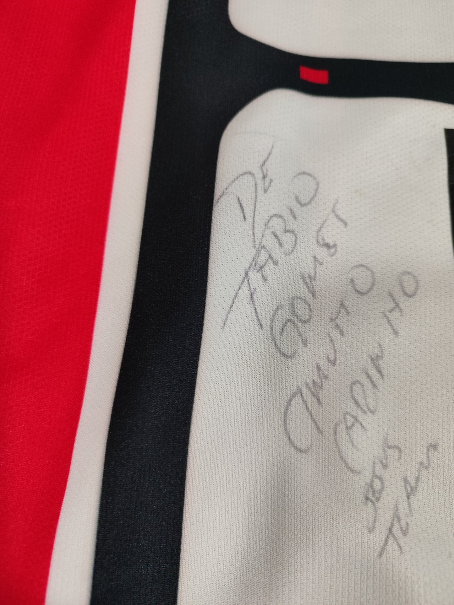 Rara Camisa do Paulista de Jundiaí - Jundiaí Futebol Ltda - De Jogo - Fábio Gomes