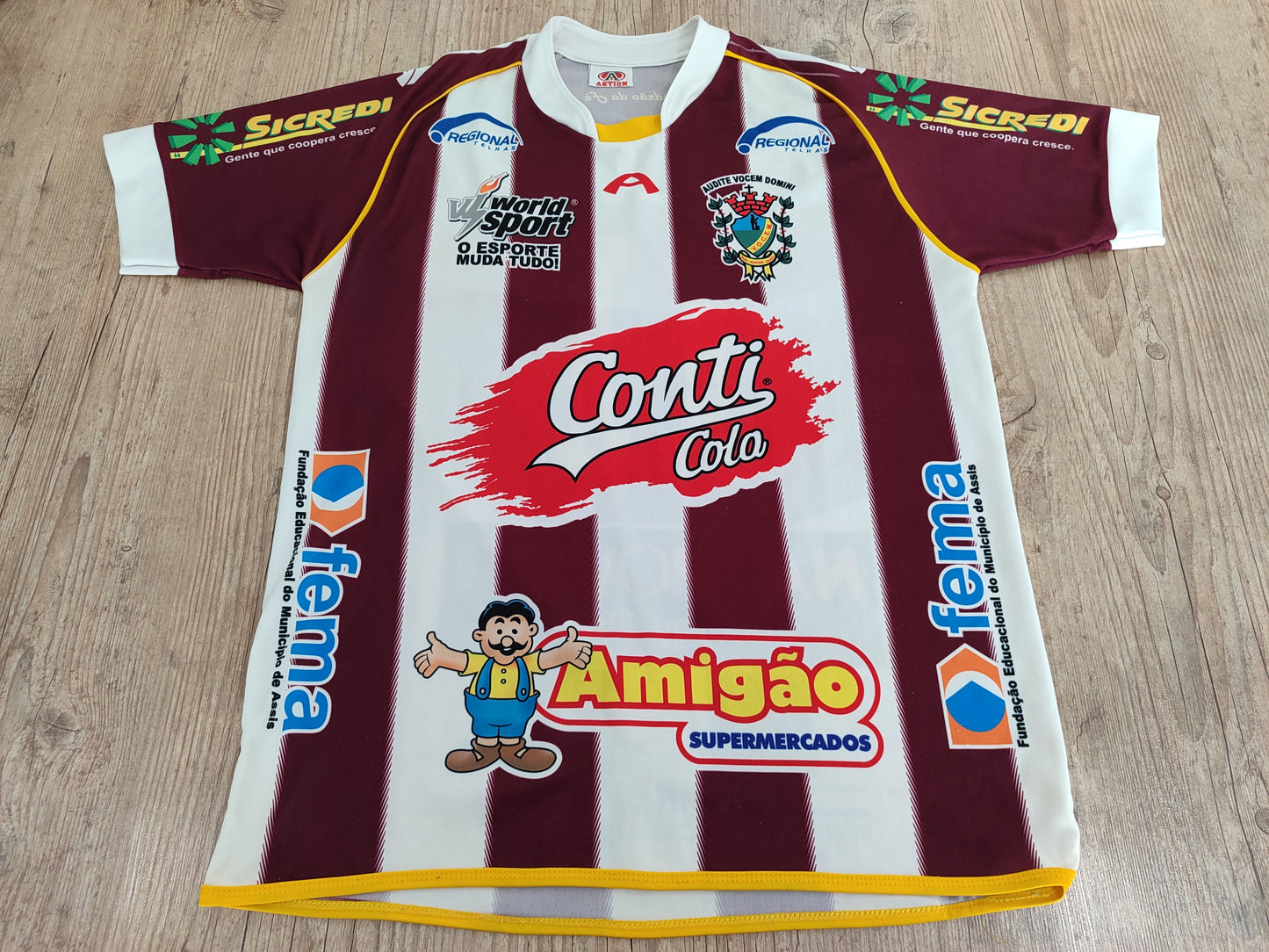 Raríssima Camisa do Vocem de Assis - Futebol Paulista - Usada Em Jogo