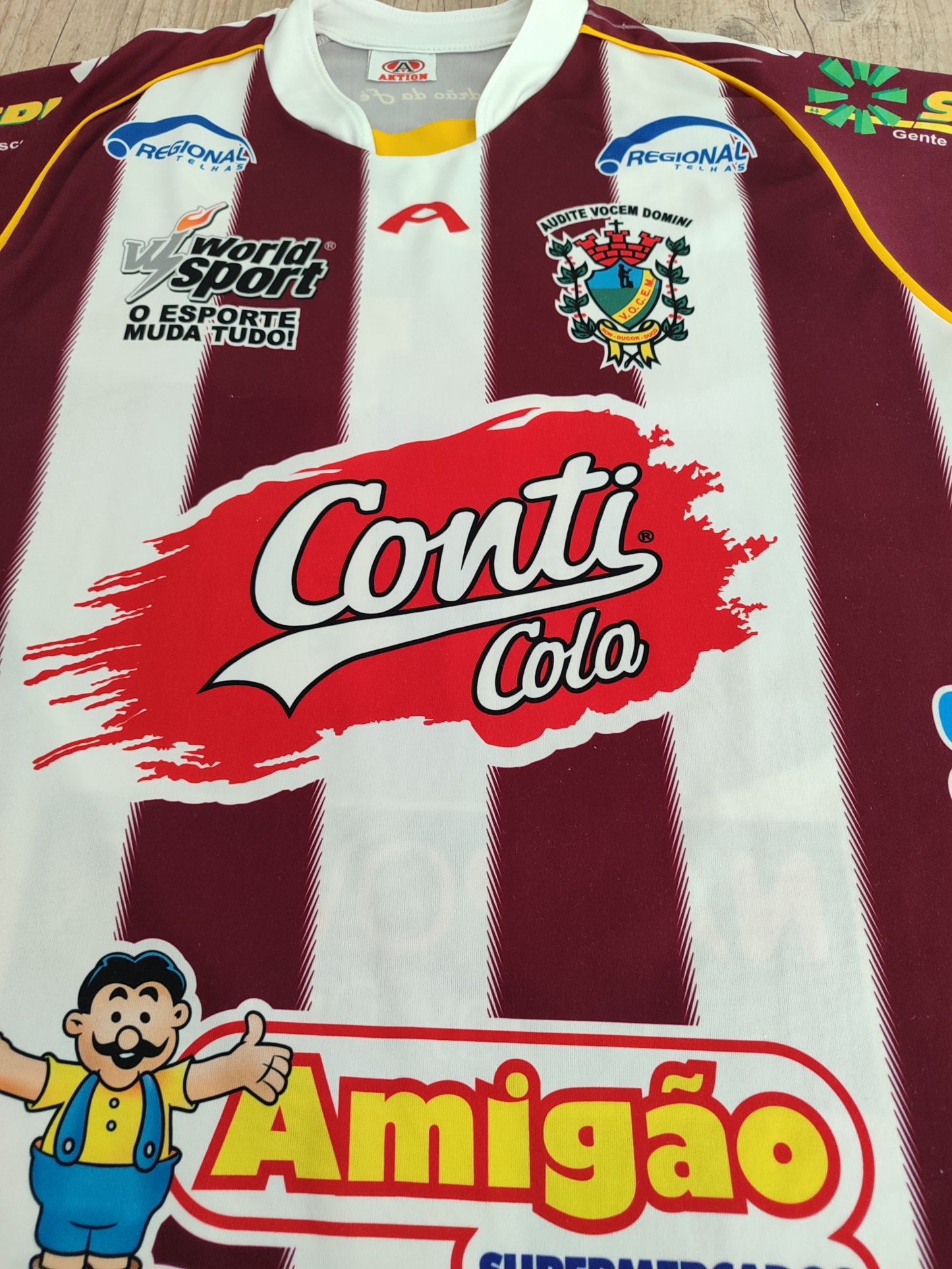 Raríssima Camisa do Vocem de Assis - Futebol Paulista - Usada Em Jogo
