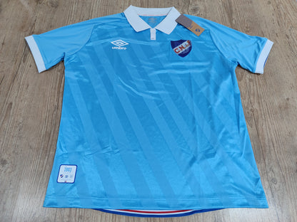 Espetacular Camisa do Nacional - Uruguay - 120 Anos Nacional 3 x 2 Argentina - Escudo Reflexivo