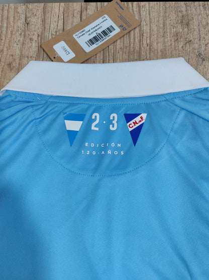 Espetacular Camisa do Nacional - Uruguay - 120 Anos Nacional 3 x 2 Argentina - Escudo Reflexivo