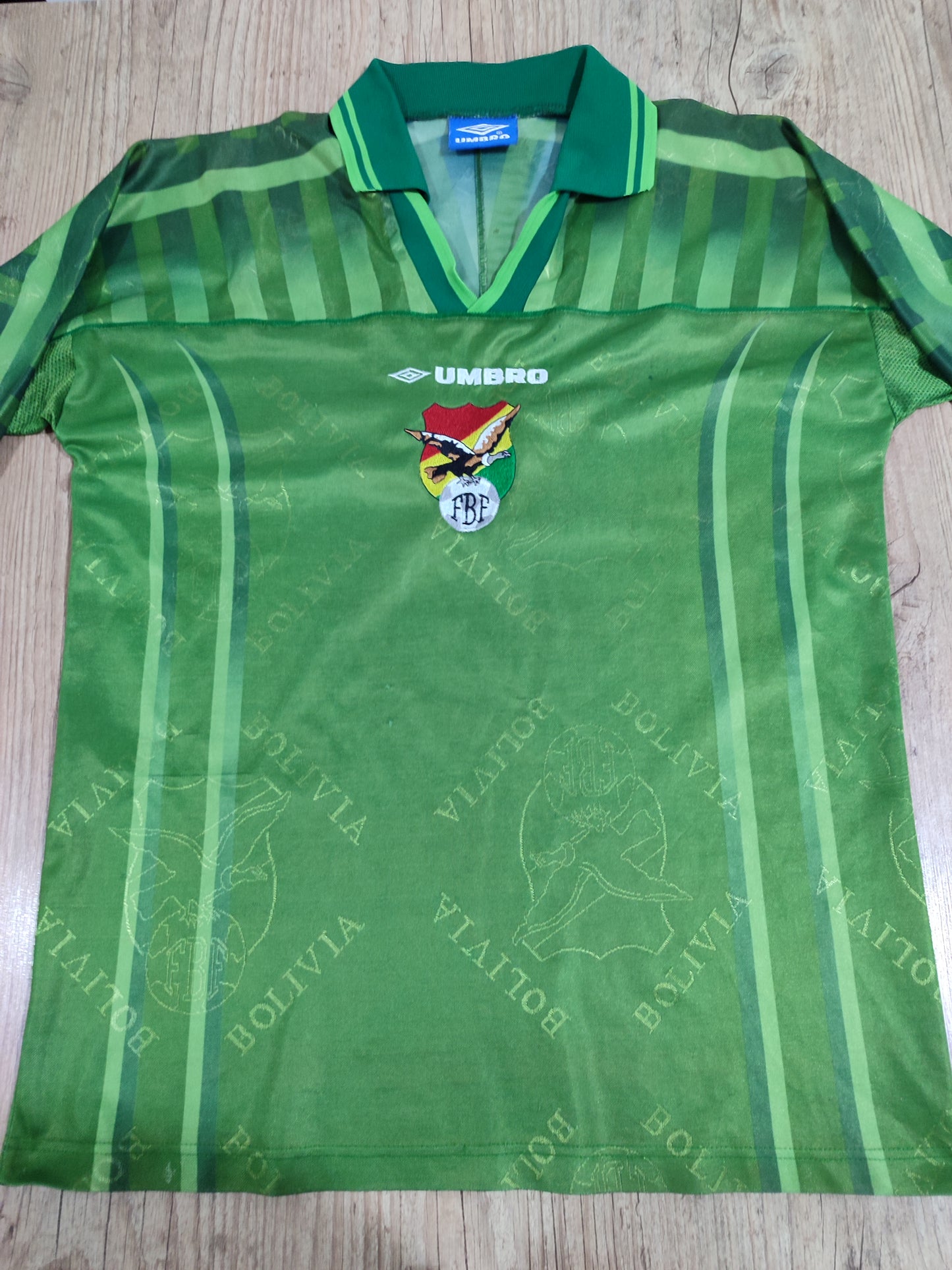 Espetacular Camisa Da Bolívia - Anos 90 - Clássica Manga Longa