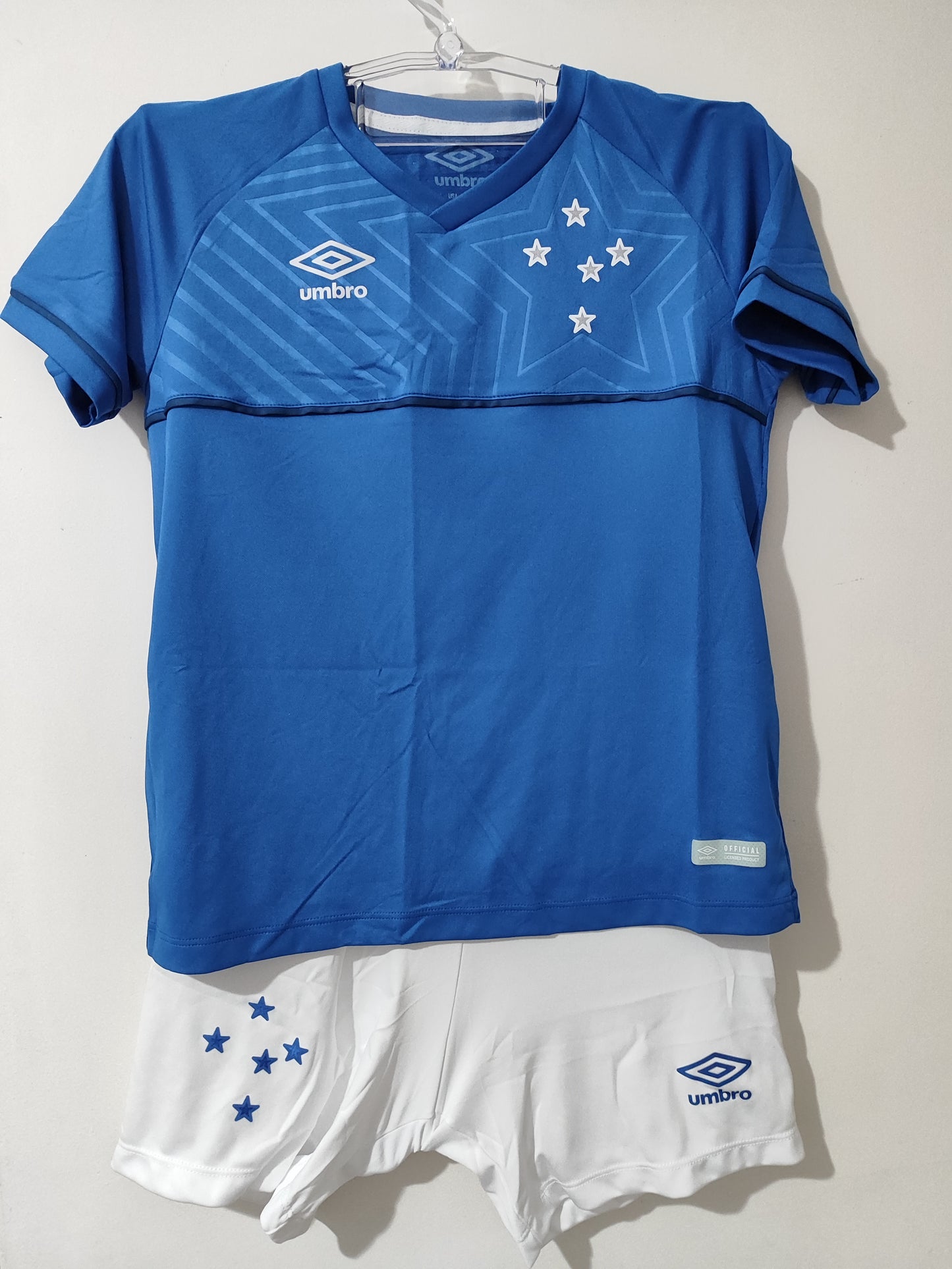 Camisa Cruzeiro 2018 Infantil 8 anos com short