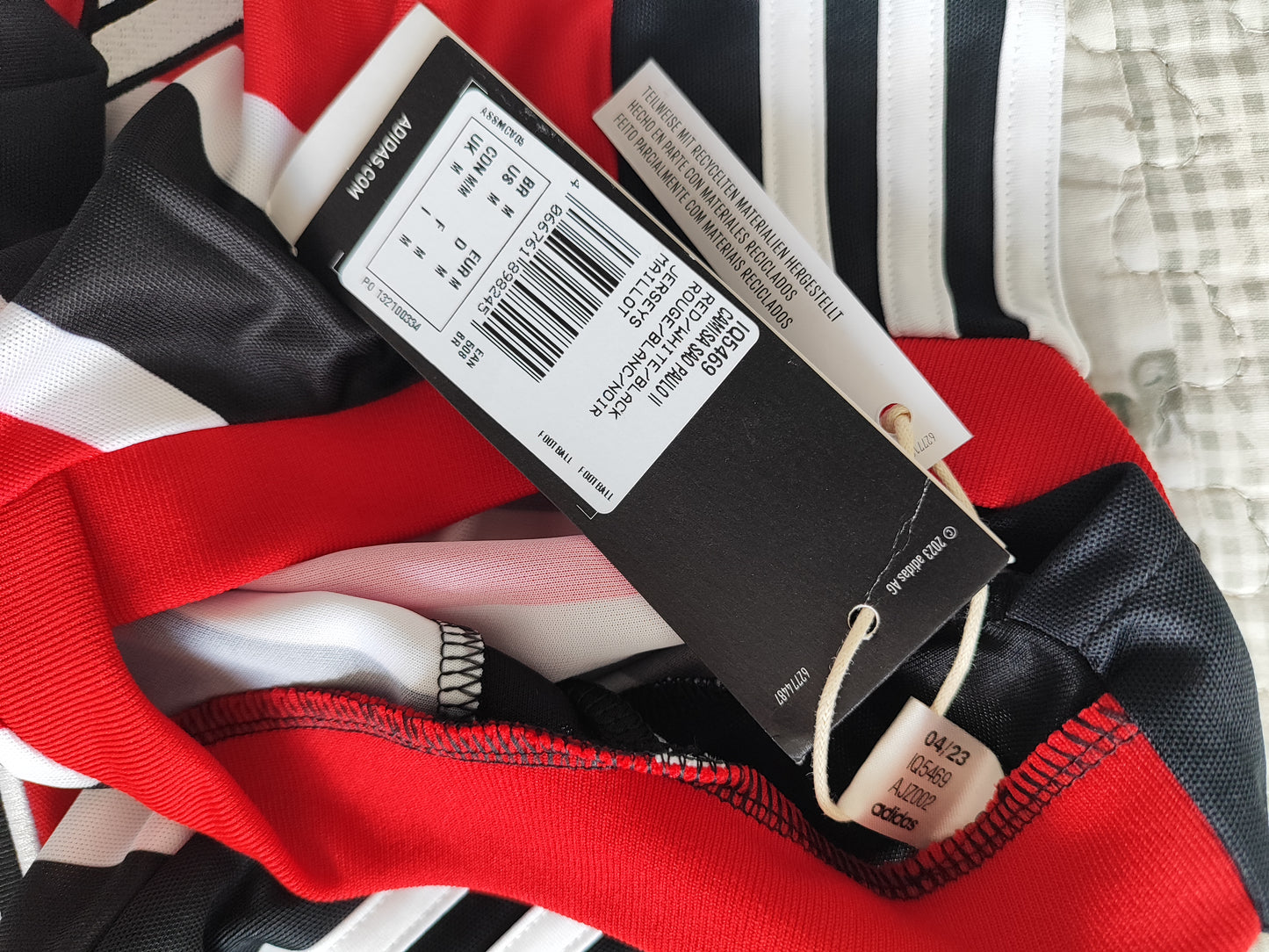 Camisa Adidas São Paulo II 2023 sem patrocinio