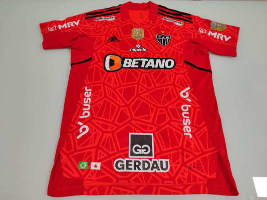 Linda Camisa do Atlético Mineiro - Goleiro - 2022/2023 - Usada em Jogo