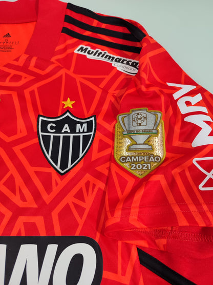 Linda Camisa do Atlético Mineiro - Goleiro - 2022/2023 - Usada em Jogo