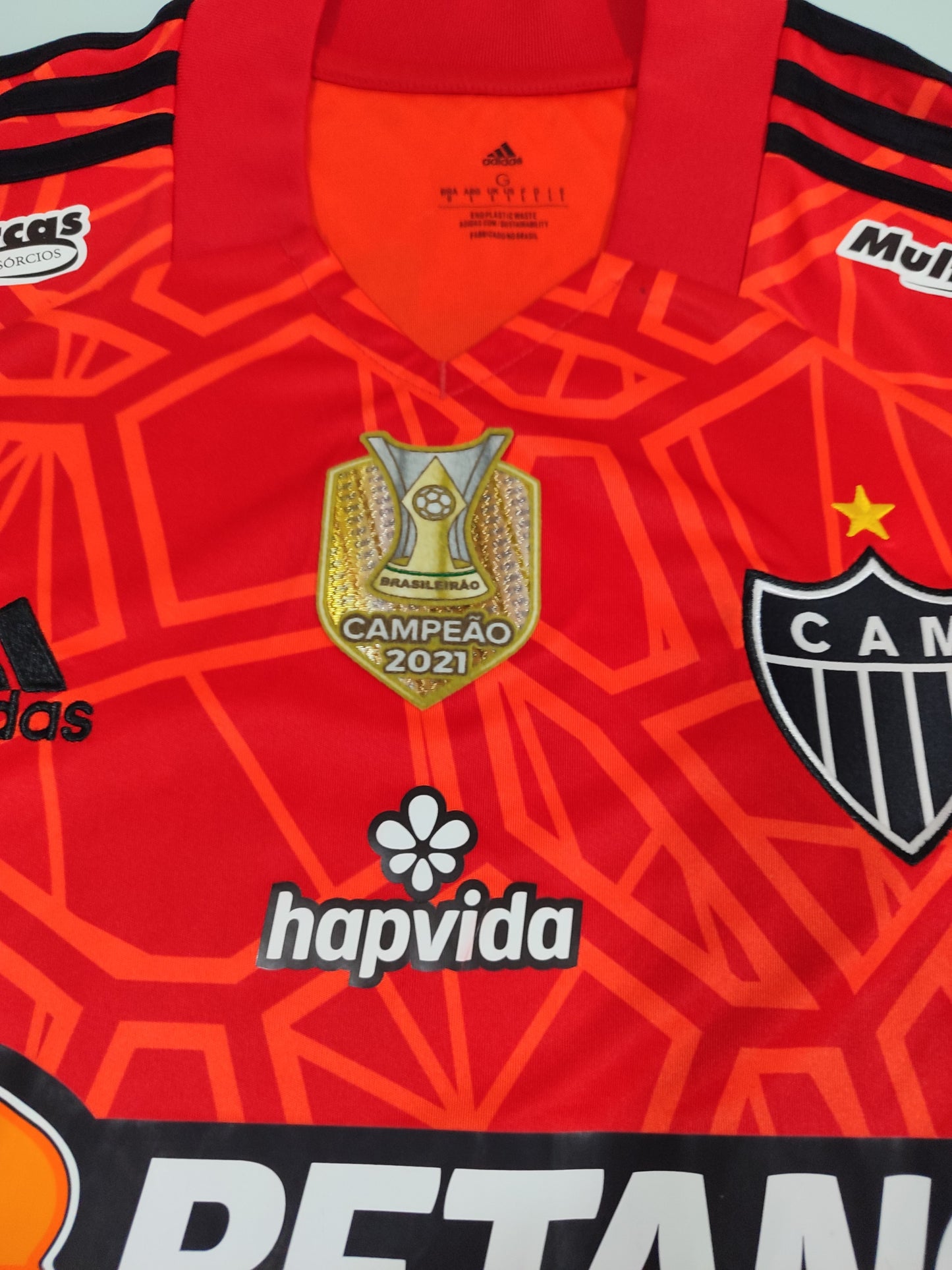 Linda Camisa do Atlético Mineiro - Goleiro - 2022/2023 - Usada em Jogo