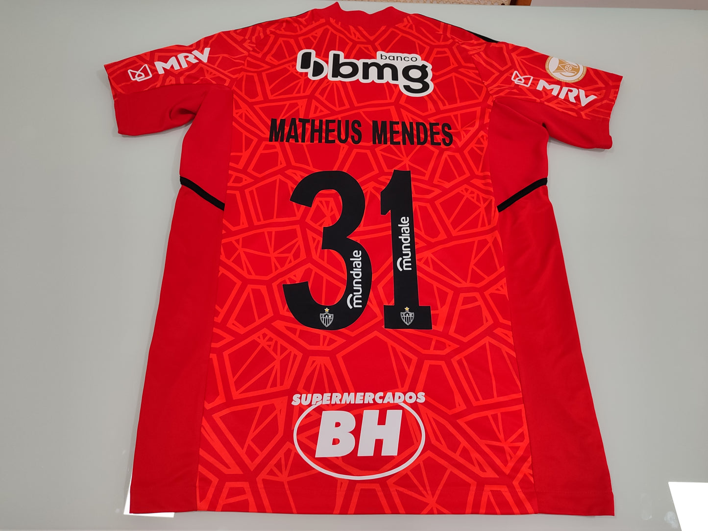 Linda Camisa do Atlético Mineiro - Goleiro - 2022/2023 - Usada em Jogo