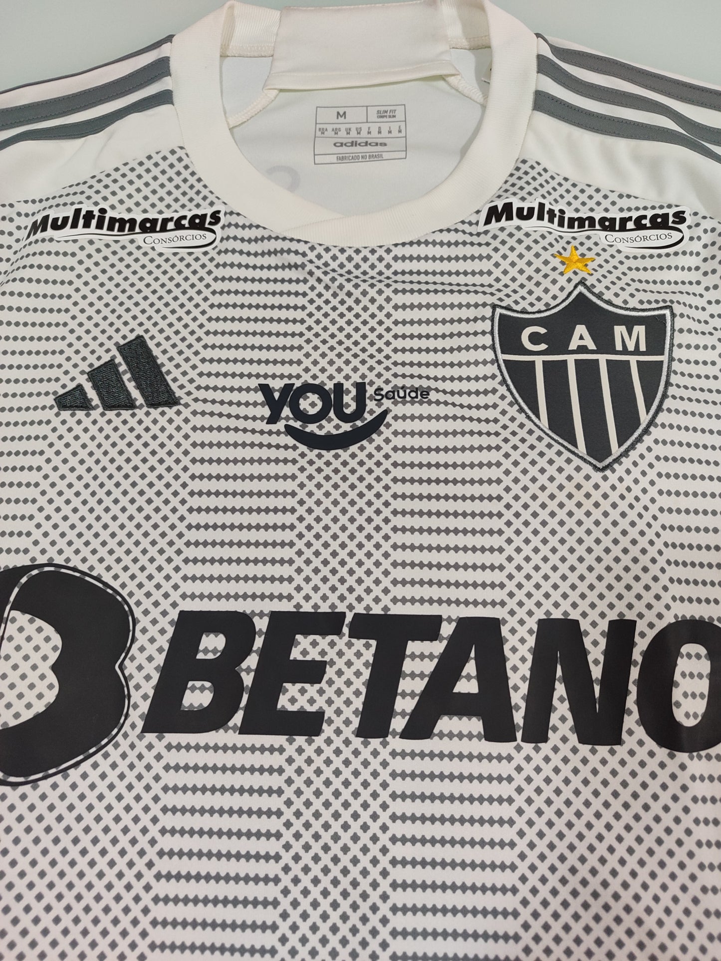 Bela Camisa do Atlético Mineiro - Usada em Jogo - 2024/2025