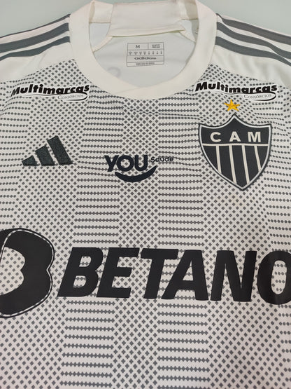 Bela Camisa do Atlético Mineiro - Usada em Jogo - 2024/2025