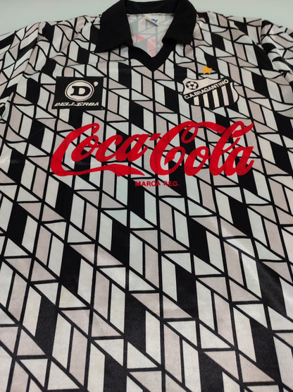 Espetacular Camisa de Jogo do Bragantino - 1990/1991 - Jogador Ivair