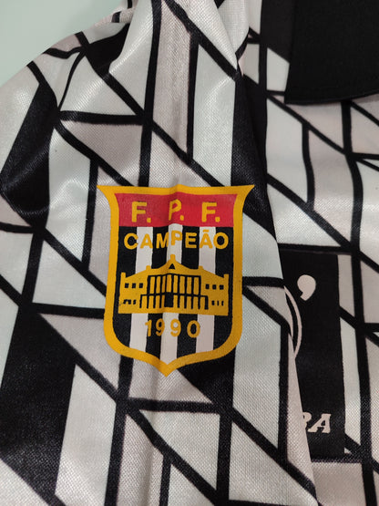 Espetacular Camisa de Jogo do Bragantino - 1990/1991 - Jogador Ivair