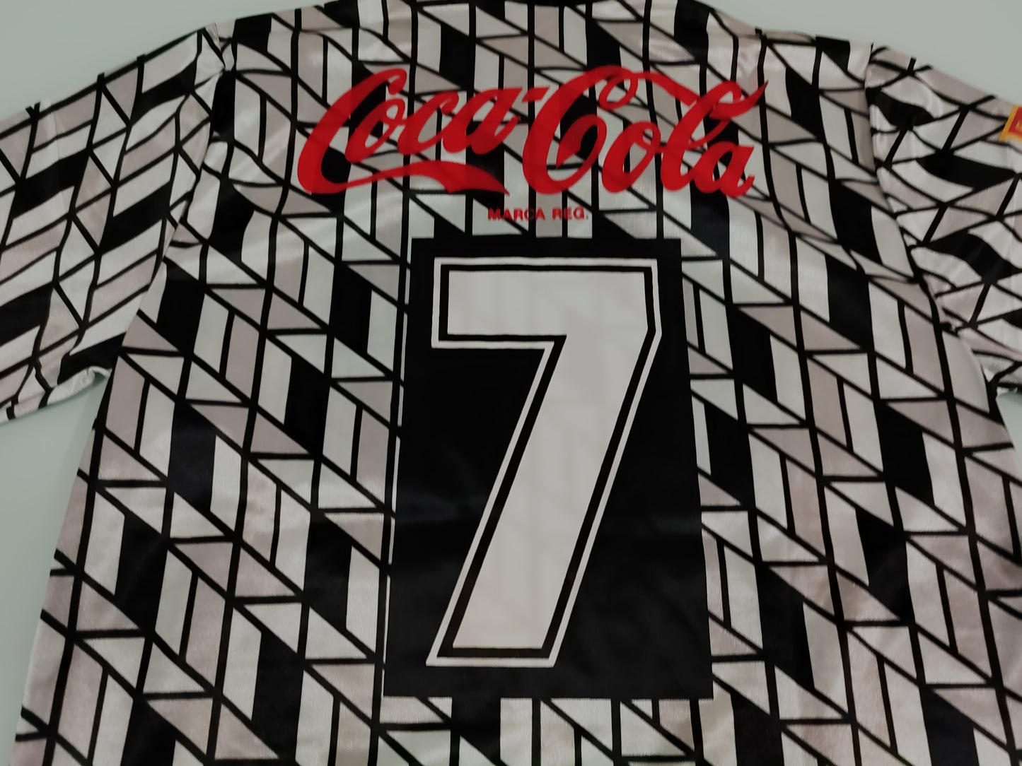 Espetacular Camisa de Jogo do Bragantino - 1990/1991 - Jogador Ivair