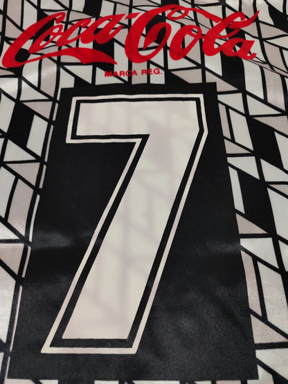 Espetacular Camisa de Jogo do Bragantino - 1990/1991 - Jogador Ivair