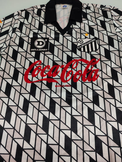 Espetacular Camisa de Jogo do Bragantino - 1990/1991 - Jogador Ronaldo Alfredo