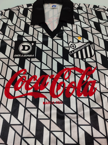 Espetacular Camisa de Jogo do Bragantino - 1990/1991 - Jogador Ronaldo Alfredo