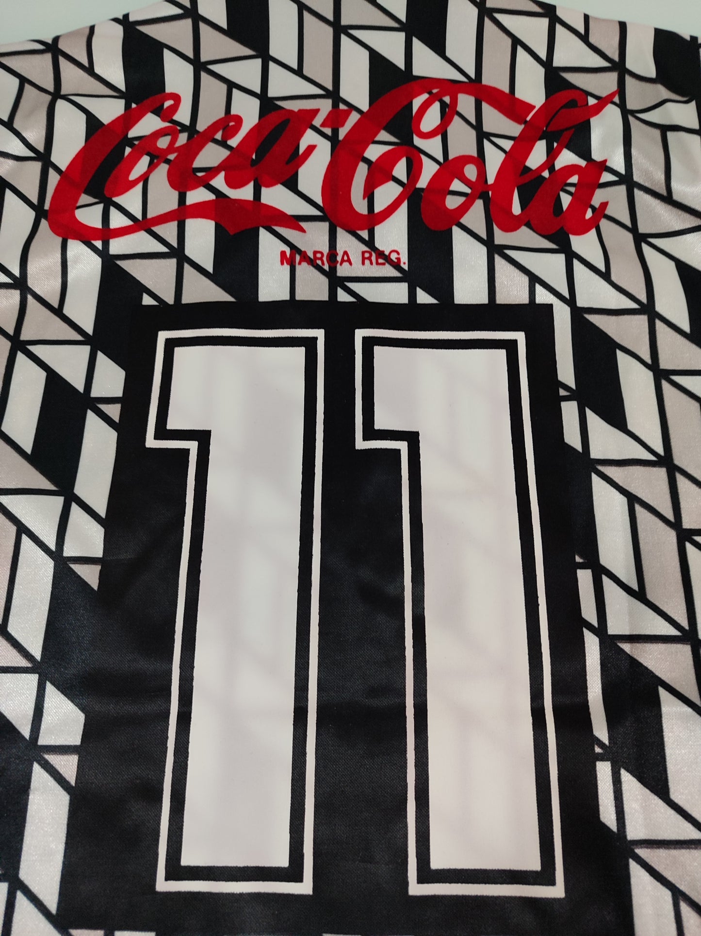 Espetacular Camisa de Jogo do Bragantino - 1990/1991 - Jogador Ronaldo Alfredo