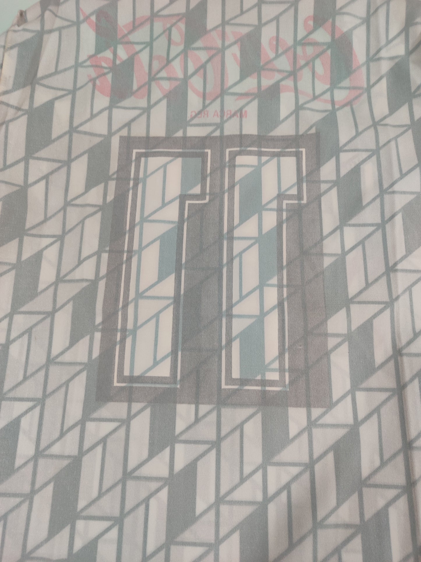 Espetacular Camisa de Jogo do Bragantino - 1990/1991 - Jogador Ronaldo Alfredo