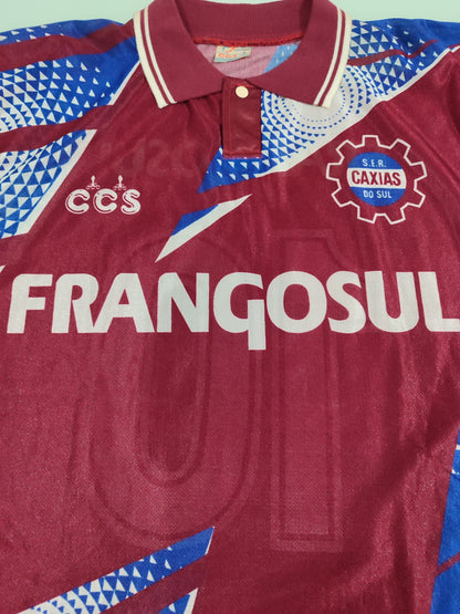 Linda Camisa do Caxias - Anos 90 - Em Pinturas - Usada em Jogo