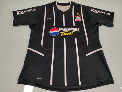 Raríssima Camisa do Corinthians - Pepsi Twist - Usada em Jogo - Brasileiro 2003