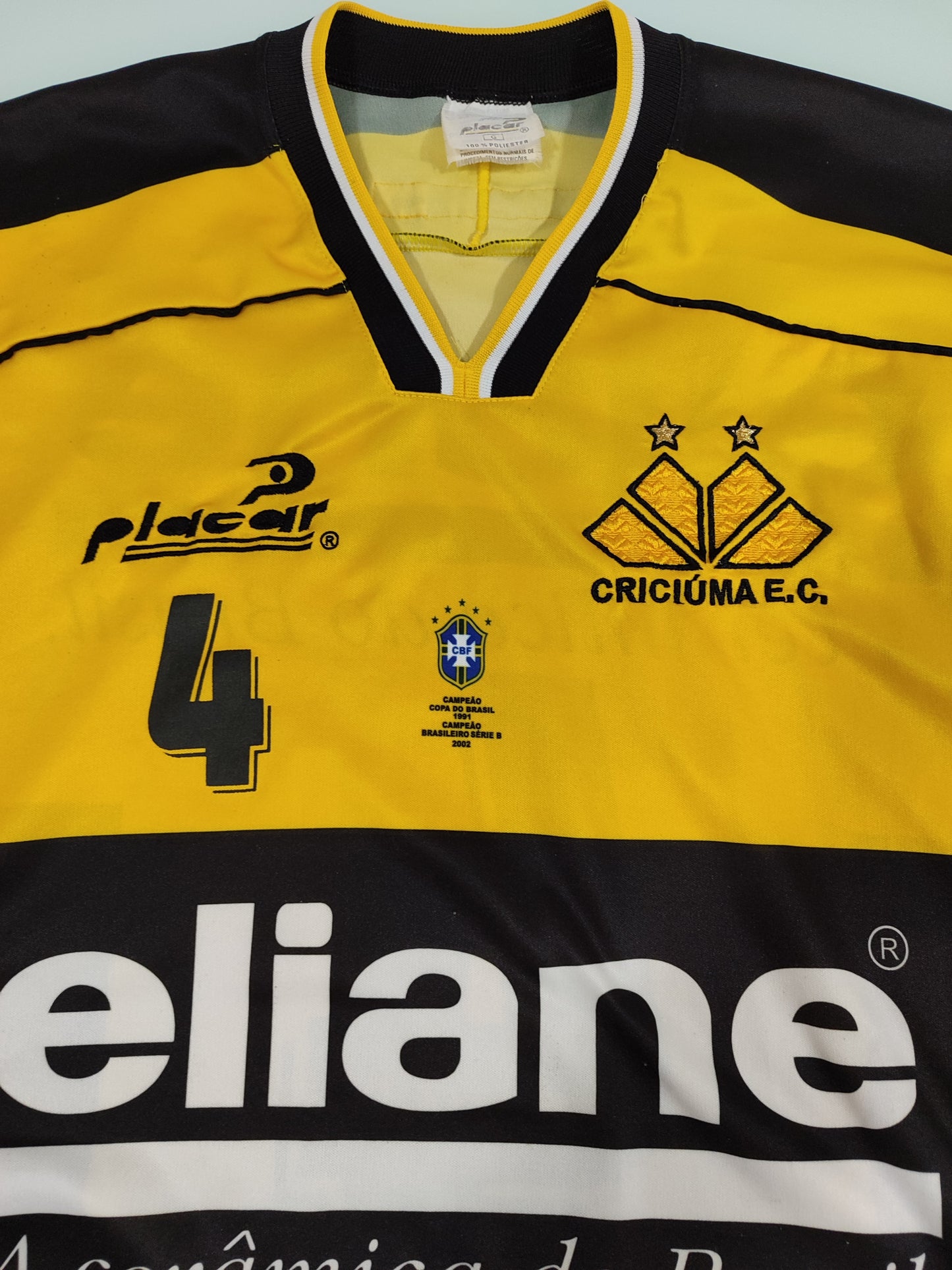 Espetacular Camisa do Criciúma - Usada em Jogo - 2003/2004