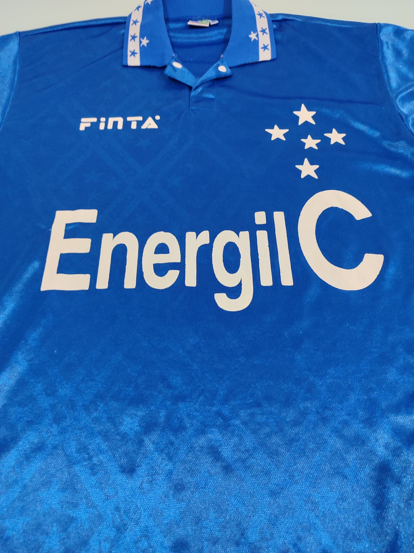 Rara e Histórica Camisa do Cruzeiro - 1996 - Ricardinho - Usada em Jogo